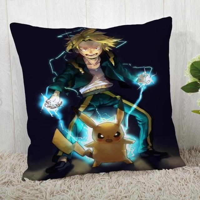 My Hero Academia Cushion Cover Denki & Pikachu